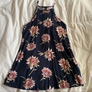 Floral halter dress